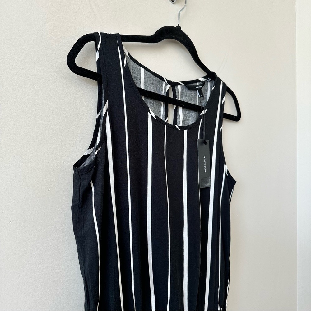 Vero Moda-Stripe Sleeveless Lightweight Jumpsuit (Size:Small) - Picture 6 of 11